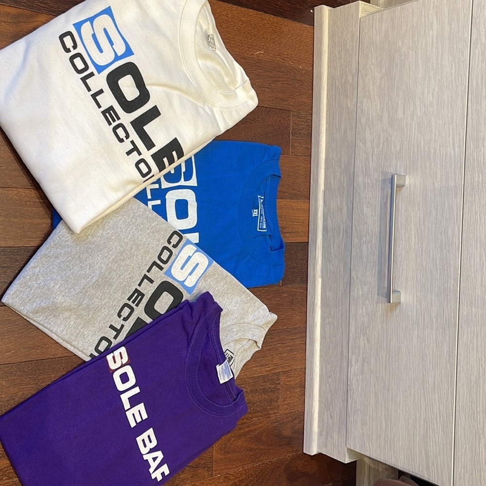 Sole collector tees and sweatshirt